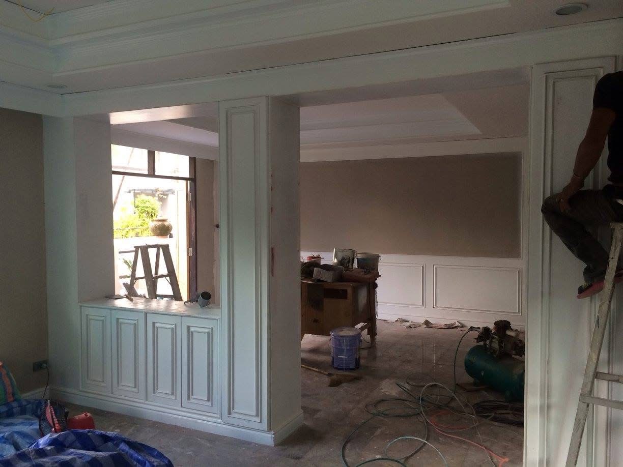 รีโนเวทบิวท์อินตกแต่งภายใน Lotus Point Elegant Townhouse